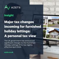 Tax Changes for Furnished Holiday Lets – An Update 