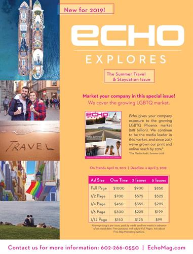New for 2019, The Echo Explores Issue