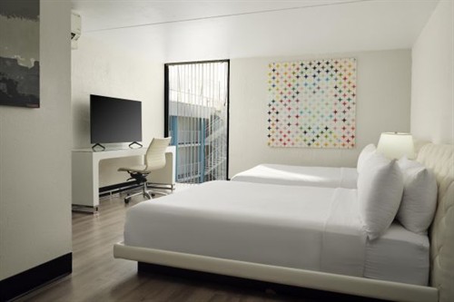 Room with two Queen Beds Pool Side