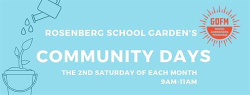 Young Gardeners Program Rosenberg Community Day