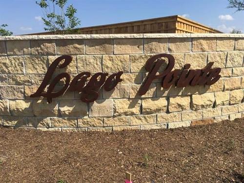 Reverse lit illuminated channel letters Reverse lit illuminated channel letters
