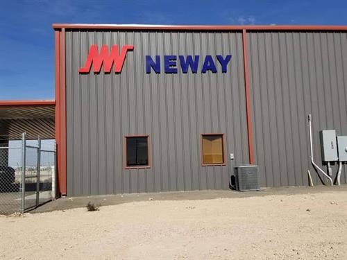 Exterior fabricated letters Exterior fabricated letters