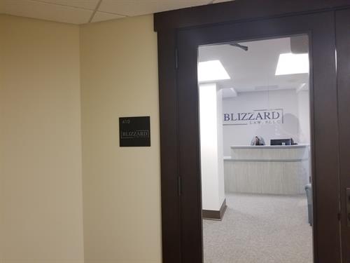 Interior wall sign and door placard Interior wall sign and door placard