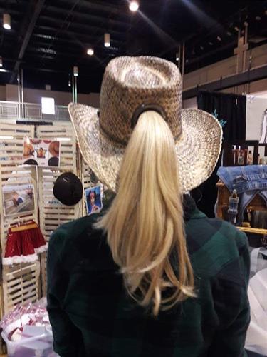 Cowboy Hat for your Ponytail