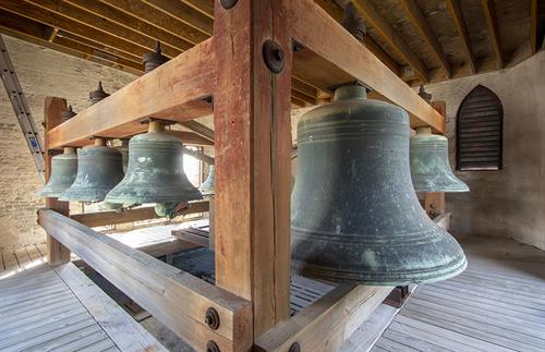 Sealy Bells in bell tower, Trinity Episcopal Church