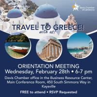 Greece Chamber Travel Orientation Meeting