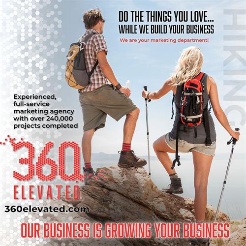 360 ELEVATED™ Marketing. Advertising, Public Relations. | Building Brands Since 1999 | Voted  #1 Top  Advertising Agency 2023