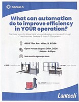 Packaging Equipment Road Show: 8/19/2026