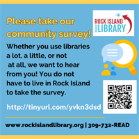 News Release: The Rock Island Library Wants Your Opinions