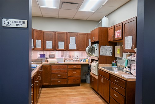 Secure Dental Davenport sanitation and sterilization room.