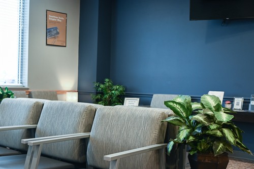 Secure Dental Davenport's lobby and waiting room.