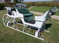 Reserve your Sleigh Ride Today or Reserve the Sleigh for your Christmas Party Center Piece