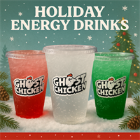 GHOST CHICKEN LAUNCHES NEW SEASONAL MONSTER & REFRESHER DRINK LINEUP FOR THE HOLIDAYS