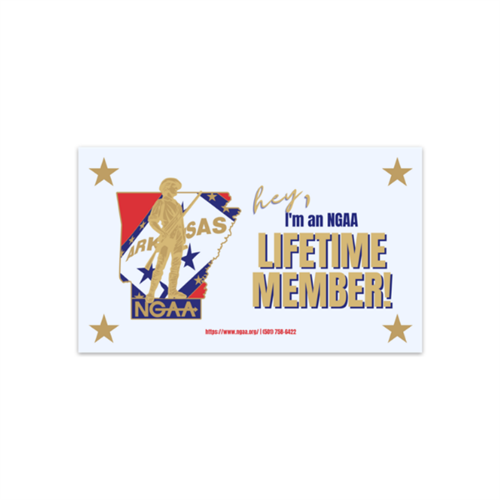 Sample - NGAA (National Guard Association of Arkansas) Sticker