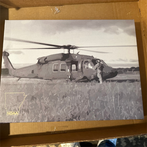Sample - NGAA (National Guard Association of Arkansas) Custom Printing