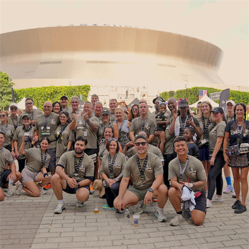Sample - NGALA (National Guard Association of Louisiana) Morale Shirt at Saints 5K