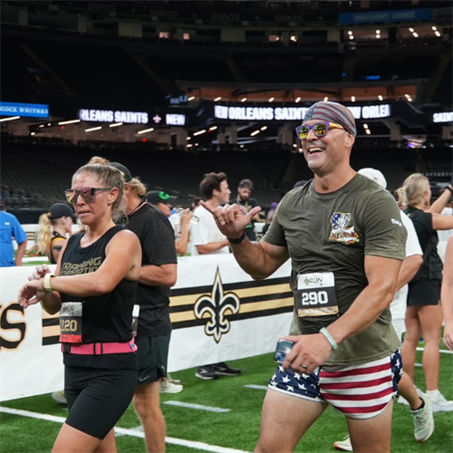 Sample - NGALA (National Guard Association of Louisiana) Morale Shirt at Saints 5K 2