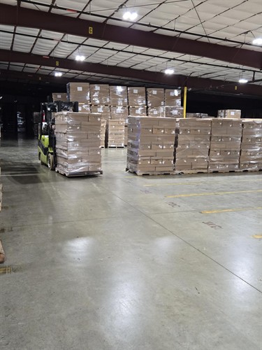 Warehouse notice our cleanliness 