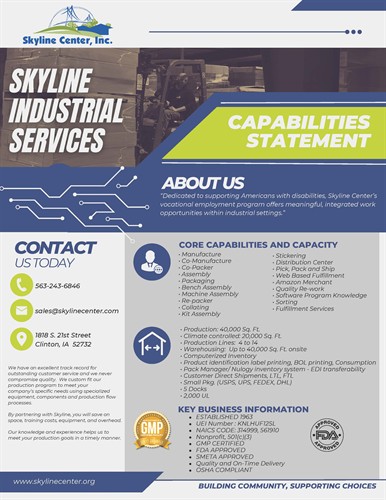 Skyline's Capabilities Statement