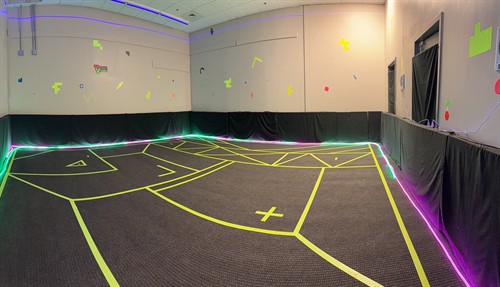 Our free-roam VR arena