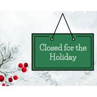 Office Closed for Christmas Eve and Christmas Day