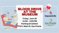 ImpactLife Blood Drive at the Sun Prairie Historical Library & Museum