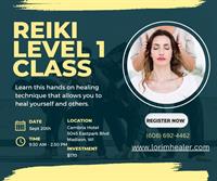Reiki Level 1 class