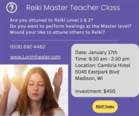 Reiki Master/Teacher class