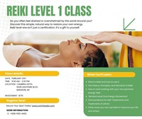Reiki Level 1 class