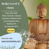Reiki Level 2 class