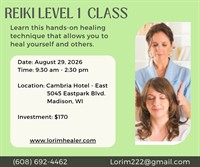 Reiki Level 1 class
