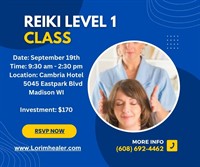 Reiki Level 1 class