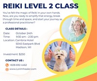 Reiki Level 2 class