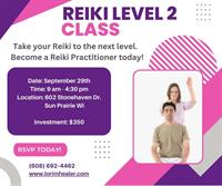 Reiki Level 2 class