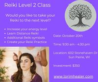 Reiki Level 2 class