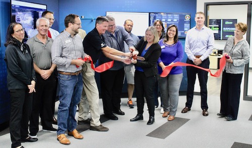 608 Beacon Enterprises LLC captured this image of BAYCOM's ribbon cutting event on Sept. 13, 2023 and wrote a press release about the event that was picked up by the Sun Prairie Star and other local media.