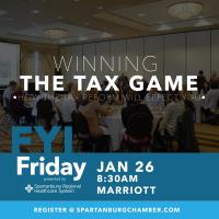 FYI Friday: Winning the Tax Game