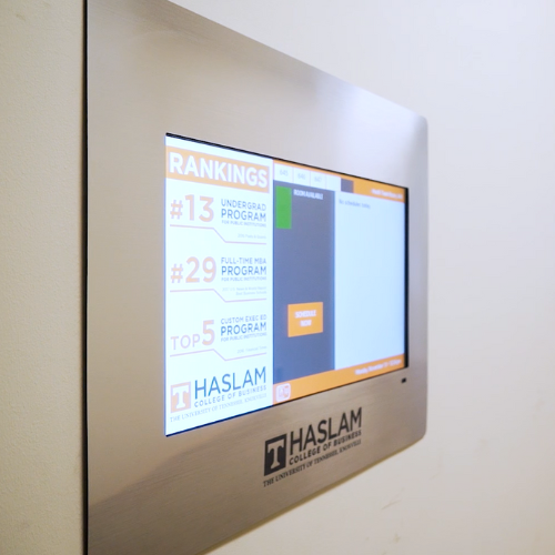 University of Tennessee - Knoxville Haslam School of Business Room Sign