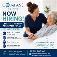 Certified Nursing Assistant (CNA) – PRN Nights