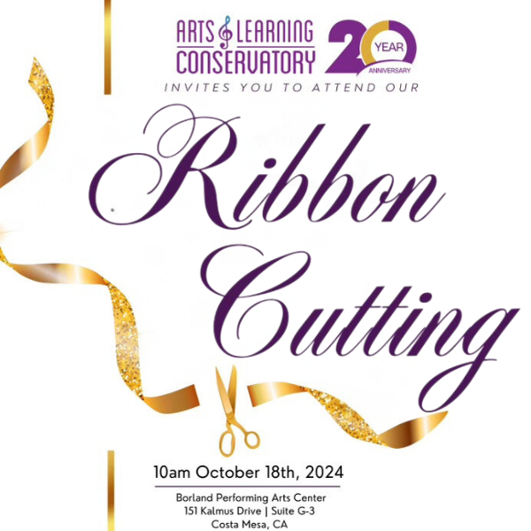 Ribbon Cutting Event - The Arts & Learning Conservatory,