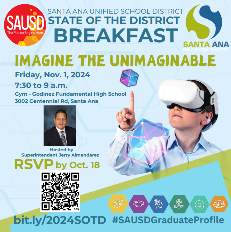 Image for Superintendent Jerry Almendarez Hosts State of the District Breakfast on November 1, 2024.