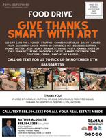 2023 Give Thanks SmArt with Art! Food Drive