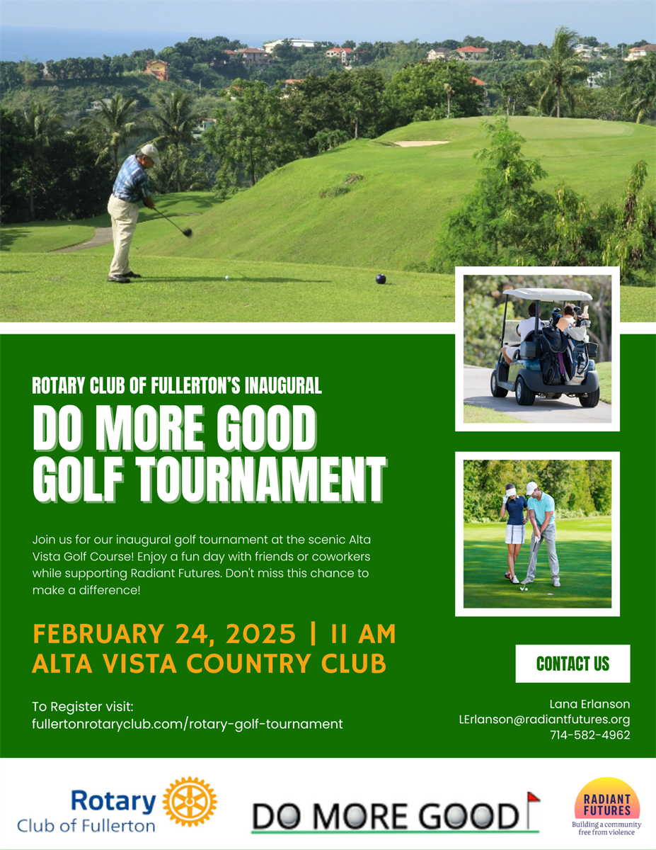 Do More Good Golf Tournament Benefiting Radiant Futures Feb 24, 2025