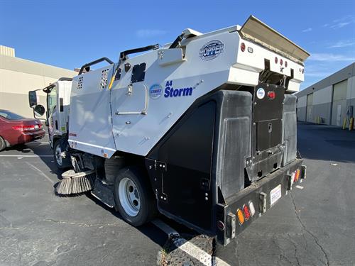 Sweeper Truck Collision Repair