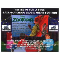 Free Back to School Movie Night for Kids  