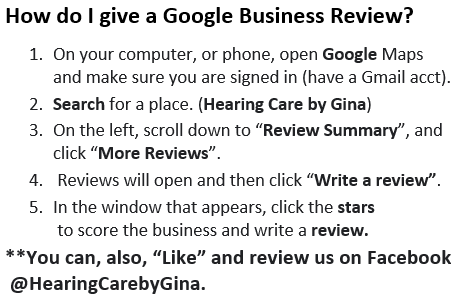 Review us on Facebook, Google and BBB!