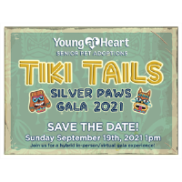 Young at Heart Senior Pet Adoptions TIKI TAILS Silver Paws Gala