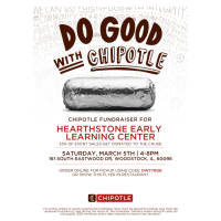 Chipotle Fundraiser for Hearthstone Early Learning Center