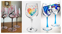 Paint & Sip: Wine Glass / Canvas painting (Spring / Summer Theme)