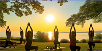 Yoga & Painting Party at Boone Creek Conservation Area in Bull Valley